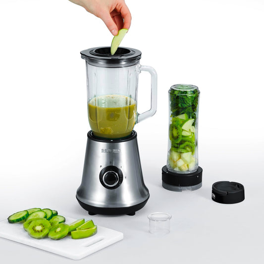 SEVERIN Standmixer + Smoothie Mix & Go SM 3737, 500W mit 600ml Becher