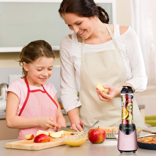 La Rêveuse Mix&Go Standmixer 300W, Smoothie Blender Rosa