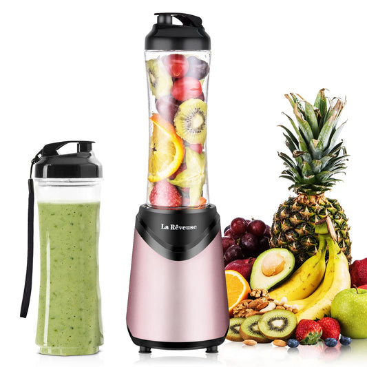 La Rêveuse Mix&Go Standmixer 300W, Smoothie Blender Rosa